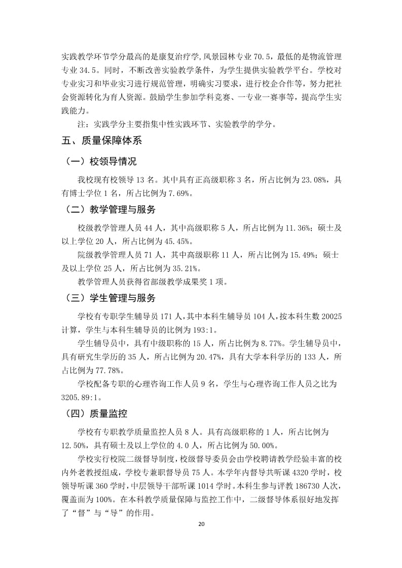 我院2022-2023学年本科教学质量报告